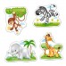 Puzzle évolutif 3 à 9 pièces : animaux d'afrique  Castorland    906090